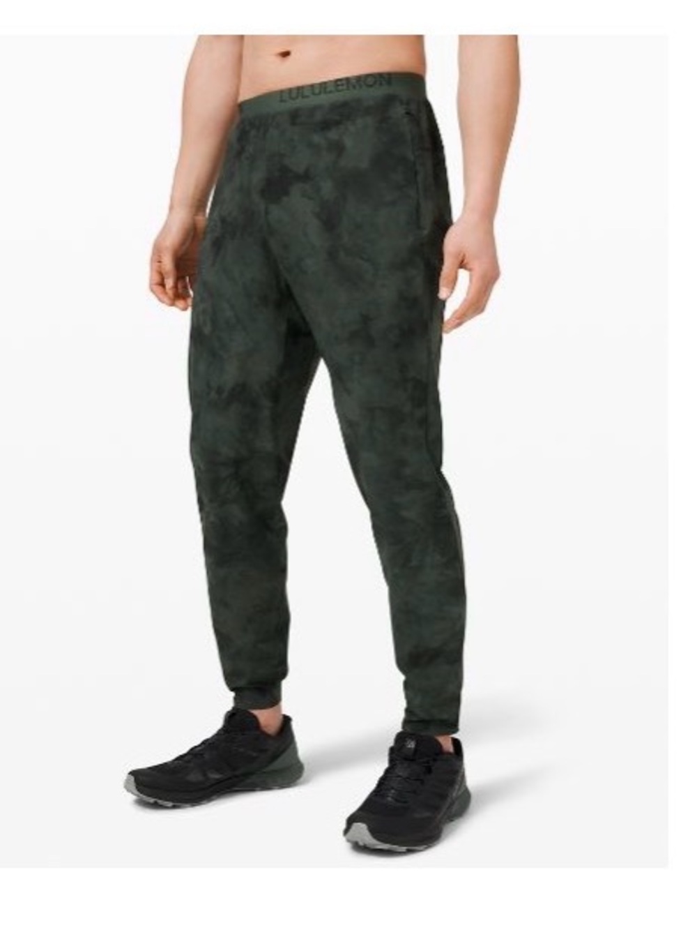 lululemon athletica Men’s Dark Green Camo Joggers